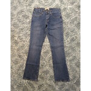 Vintage Levi's Strauss Signature Jeans Low Rise Boot Cut Blue Denim Size 4 Long